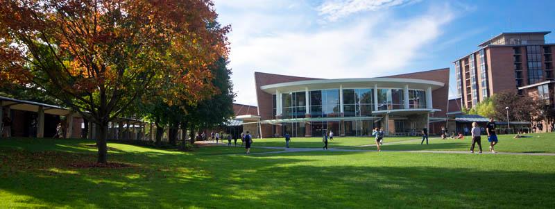 Murray-Aikins Dining Hall, across Case Green