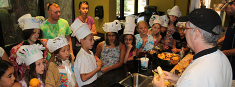 Camp Northwoods dinning hall