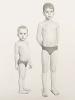 Brett Bigbee, 'Joe and James', Graphite on paper, 60 X 50 inches, 2003. Image Courtesy Alexandre Gallery