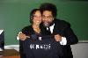 Speaker and activist Cornel West with IGR Director Prof. Kristie Ford, 2011.