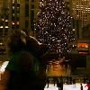 Watching the ice skaters 