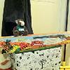 Skids got a Red Ryder B.B. Gun for Christmas! Hopefully he doesn't shoot his eye out.