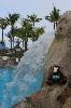 Next I slid down a waterfall.