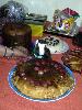 Skids has a sweet tooth and sets his eyes on the flan! (Montecristi, Dom. Rep.)