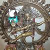Not Limiting himself to any one believe system, Skids sits upon  Nataraj, the dancing Shiva