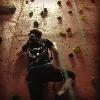 Skids tagging along at BKB @ Brooklyn Boulders