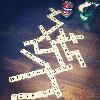 Nerding out over Skidmore themed bananagrams