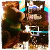 Skids cheers on the Knicks! 