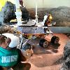 Skids visits Mars (the Adler Planetarium)!