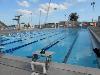 Skids is about to swim the last workout on the Skidmore Swimming and Diving training trip. He will miss swimming outdoors in one of Puerto Rico's 50 meter long course pools.