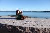 skids gazing at the bay in falmouth, maine :]