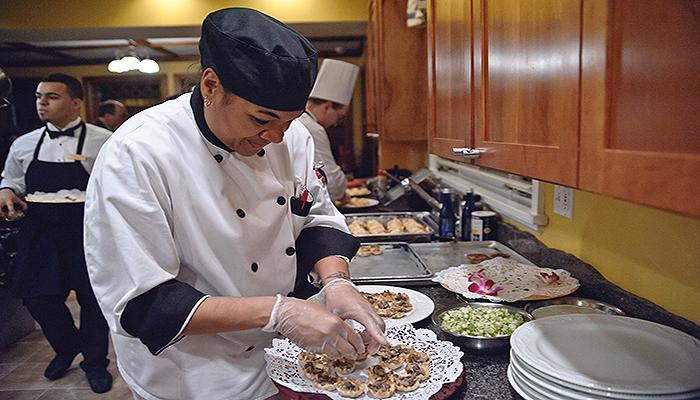 Members%20of%2091%27s%20Dining%20Services%20bring%20their%20talents%20to%20the%20reception