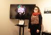 Lisa Fierstein with her animation 'Brainscan' which received an honorable mention.