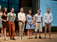 student vocalists at reunion 2012