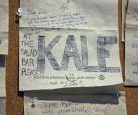 Napkin Notes, kale request