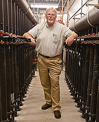 Paul Lundberg in a Skidmore geothermal facility