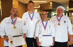 Gold-winning chefs at UMass-Amherst
