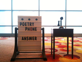 Poetry phone, Machine Project