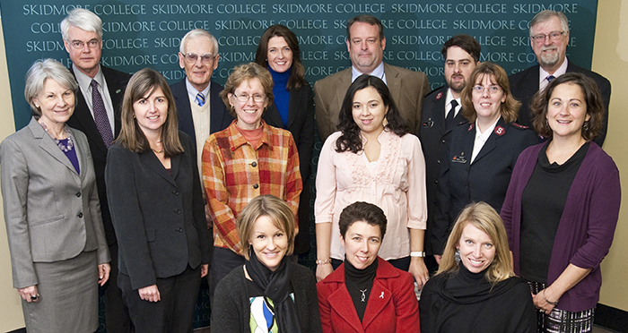 Representatives from recipient agencies for Skidmore Cares 2013