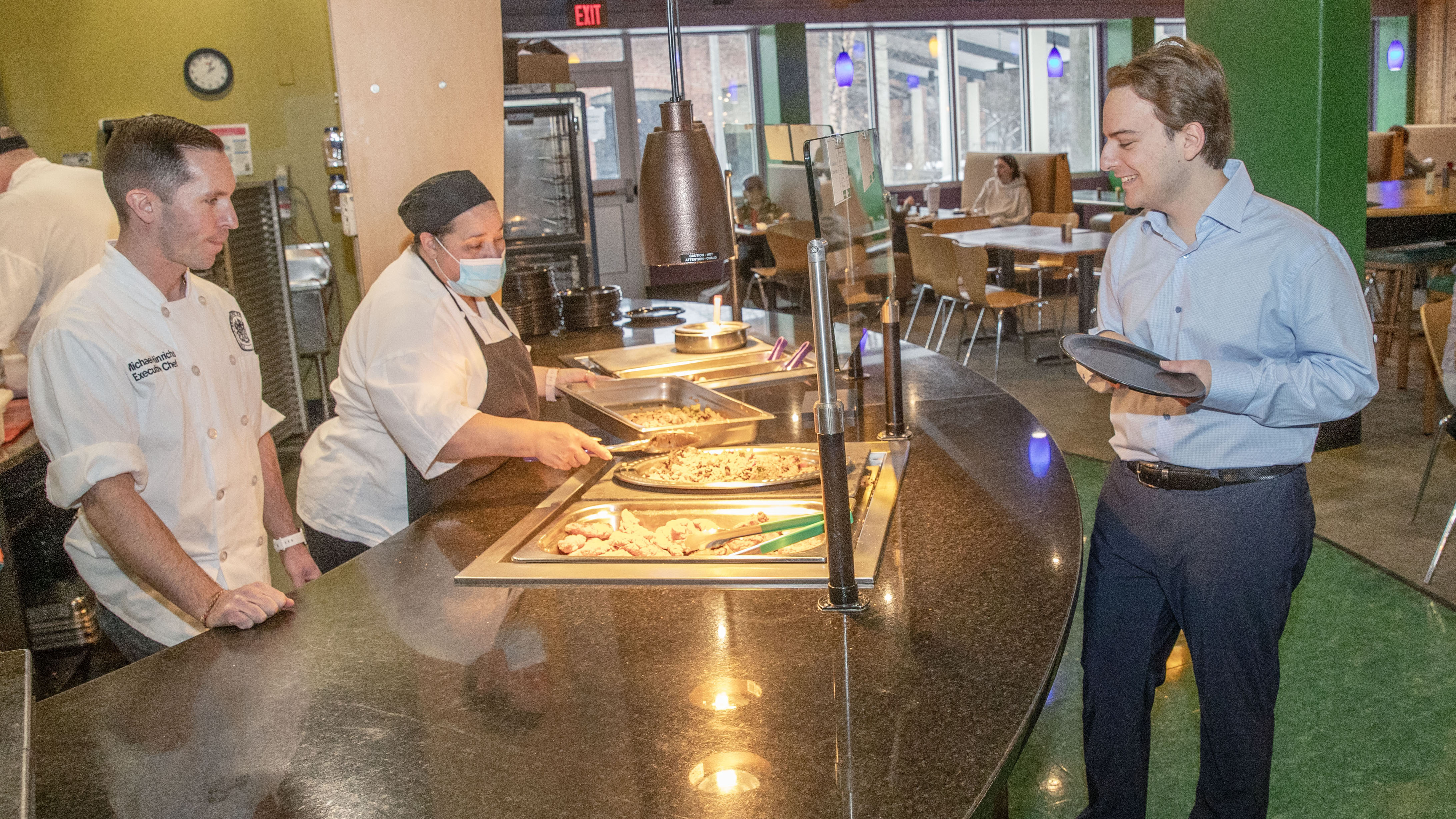 Jake Gordon visits the Minus 9 station in Murray-Aikins Dining Hall