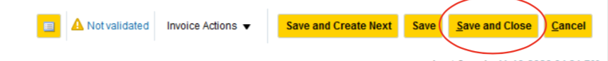 Entering an Invoice for a Purchase Order