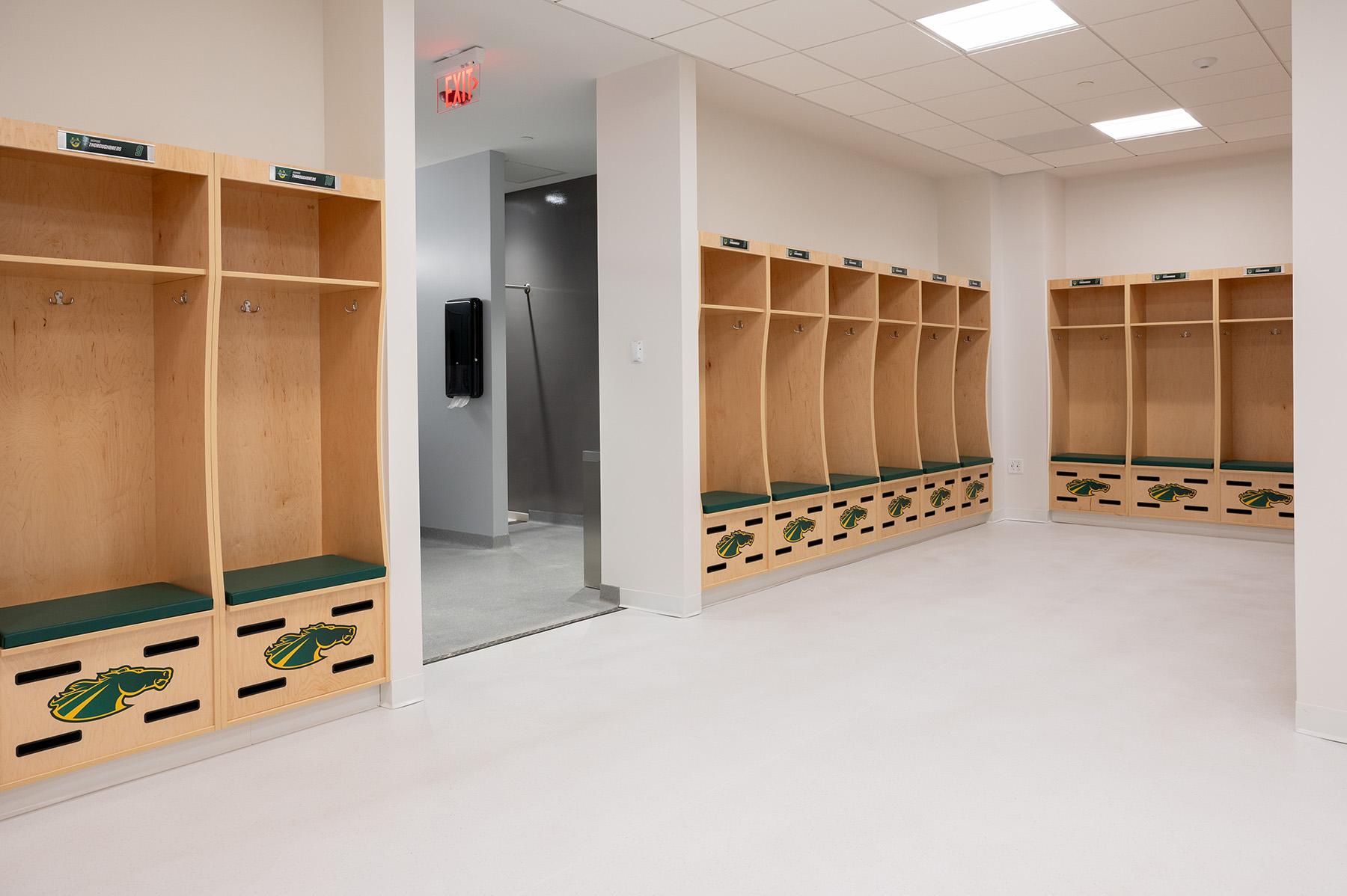 Locker room