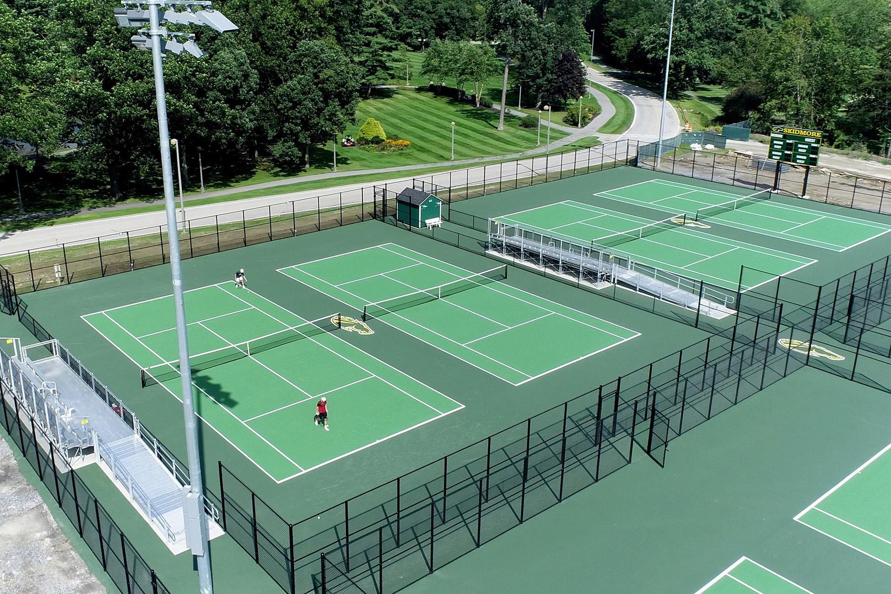 Outdoor tennis courts