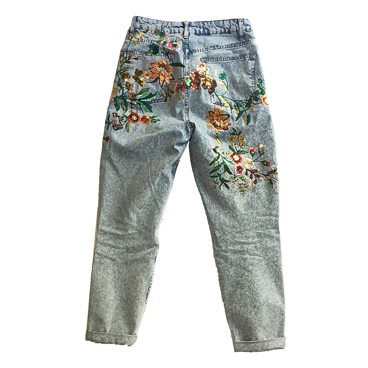 Embroidered Jeans