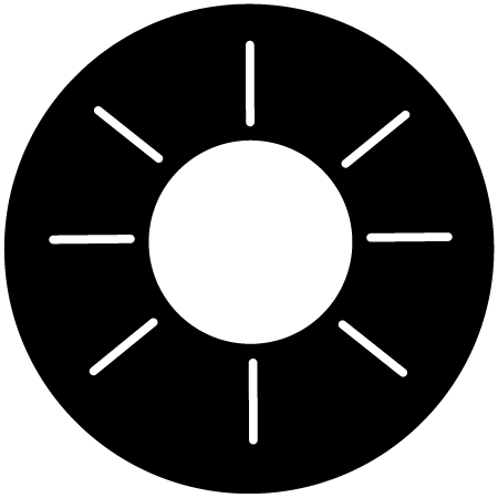 Large light symbol