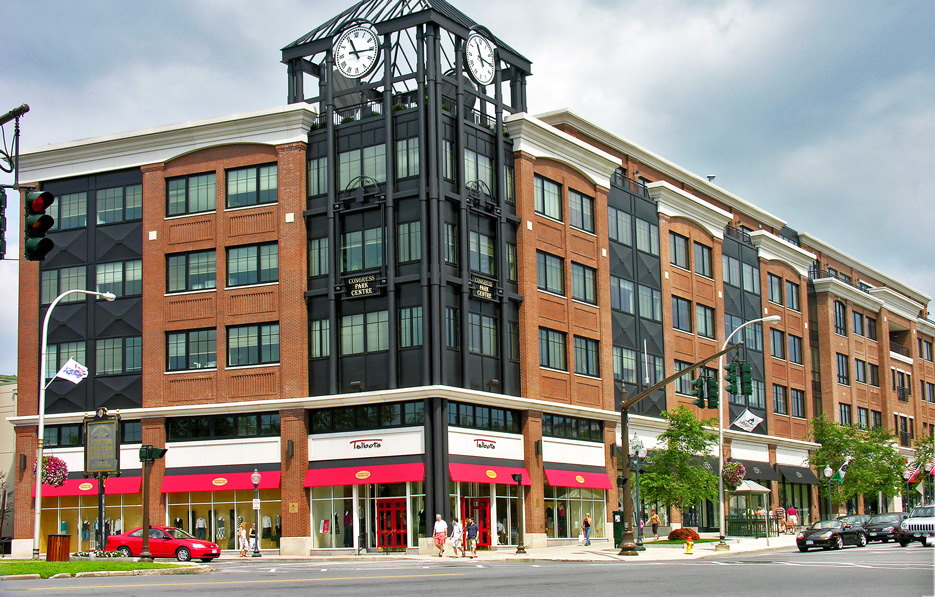 Congress Park Centre building in Saratoga Springs, NY