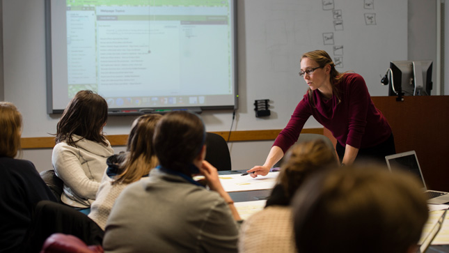 College classroom