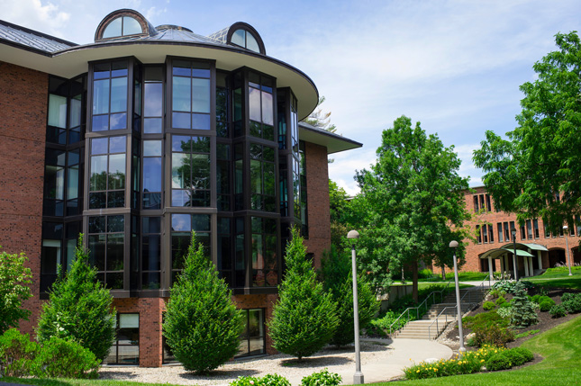 Skidmore college library exterior