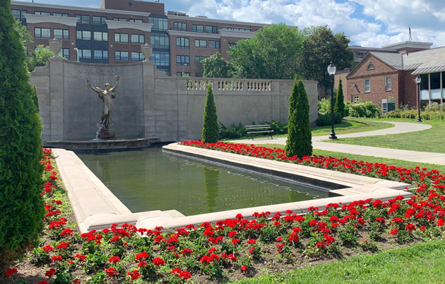 Congress Park in Saratoga Springs