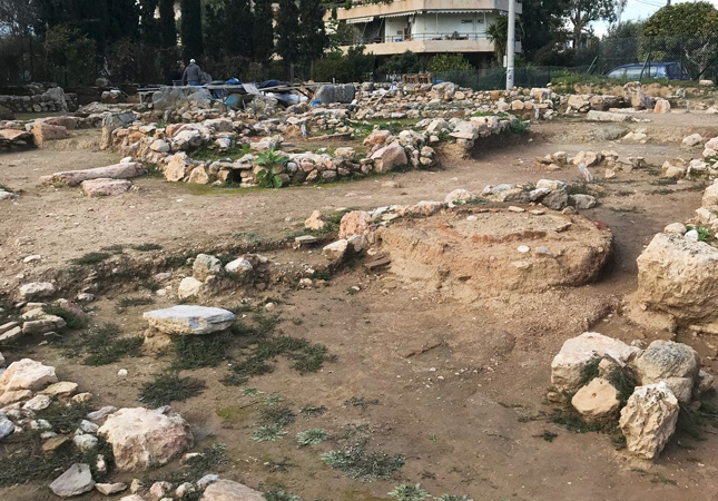 Archaeological site in Greece