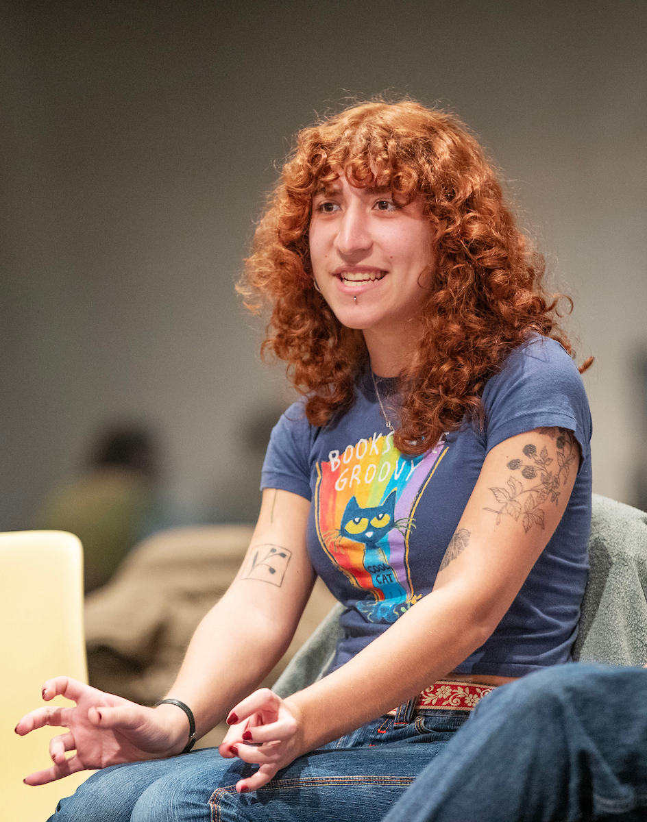 Daisy Byer-Tuohey ’28 at the Tang