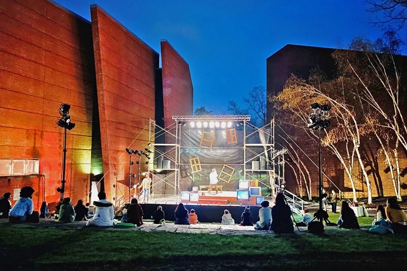 outdoor theater performance