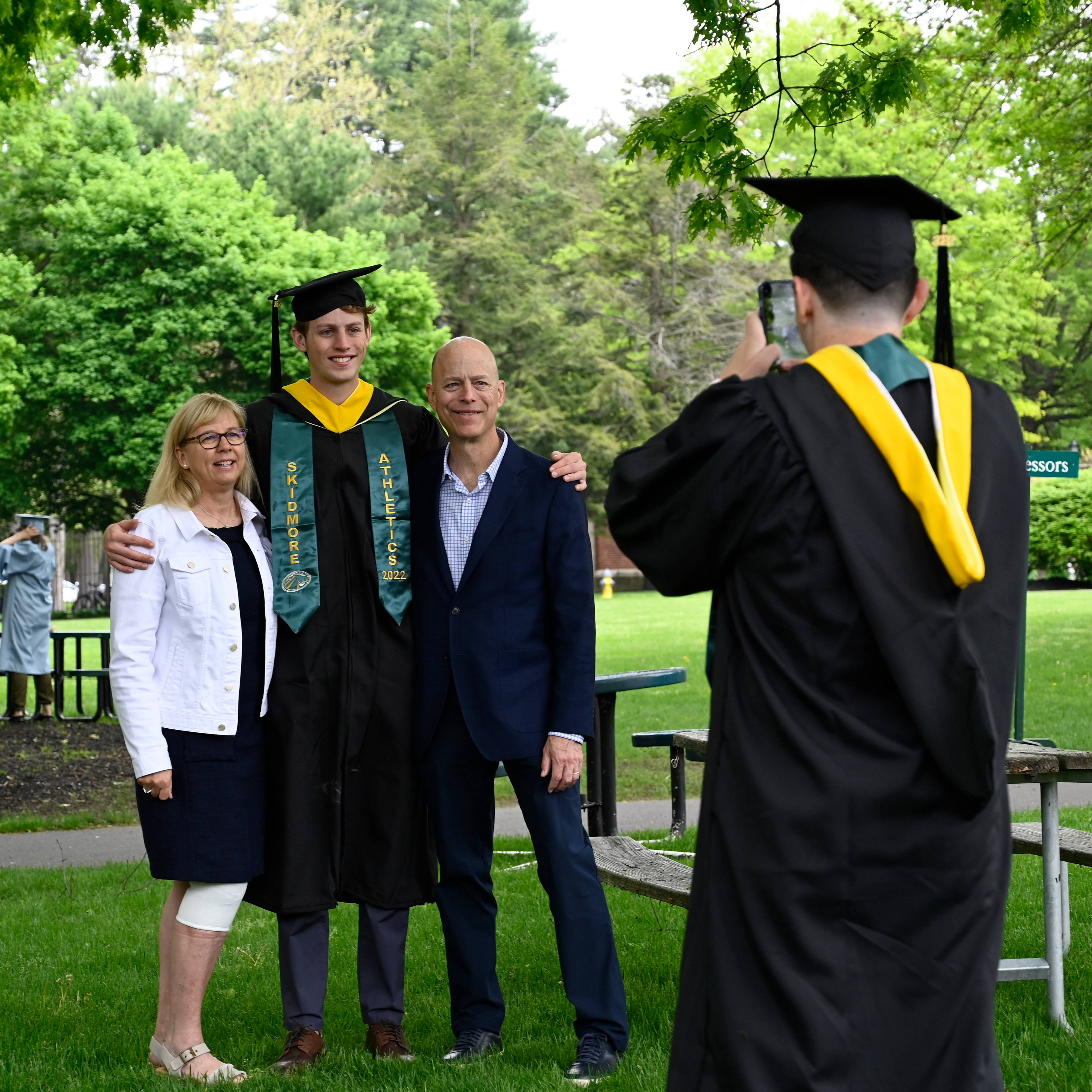 Family Celebrating Commencement