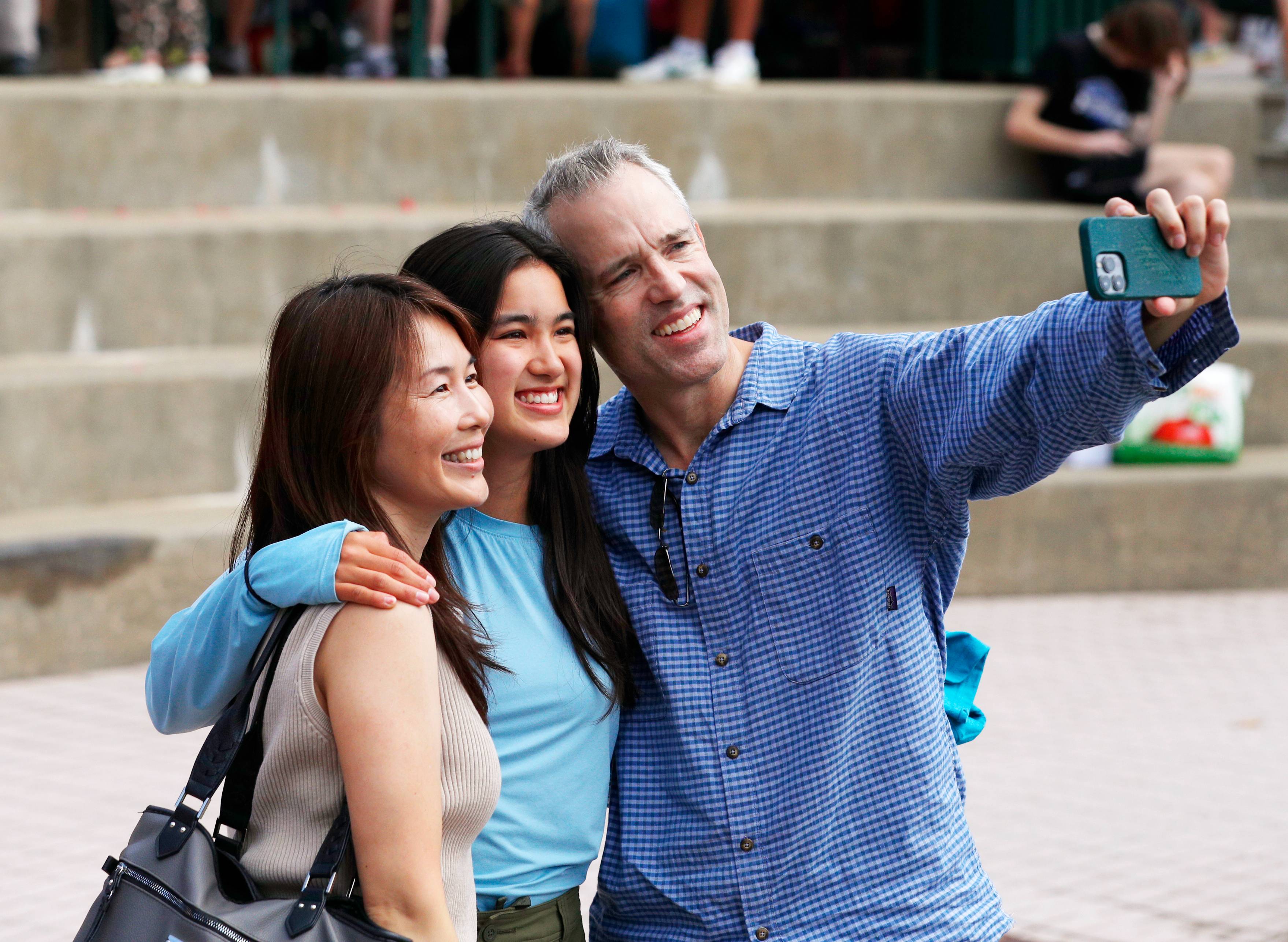 Skidmore Family at Pre-Orientation