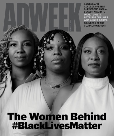 Cover of AdWeek featuring the women behind #BlackLivesMatter