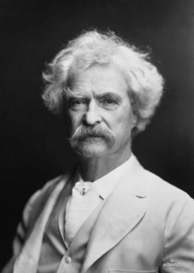 Portrait image of Mark Twain
