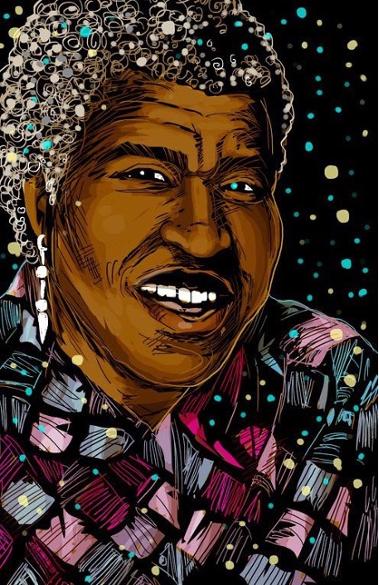 Graphic of Octavia Butler