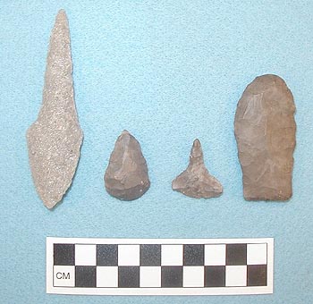 Various artifacts