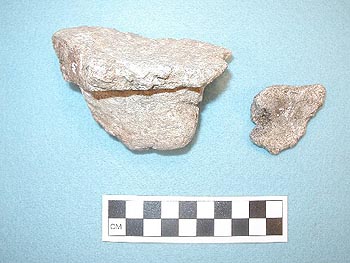 Steatite bowl fragments