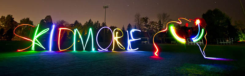 Skidmore in lights