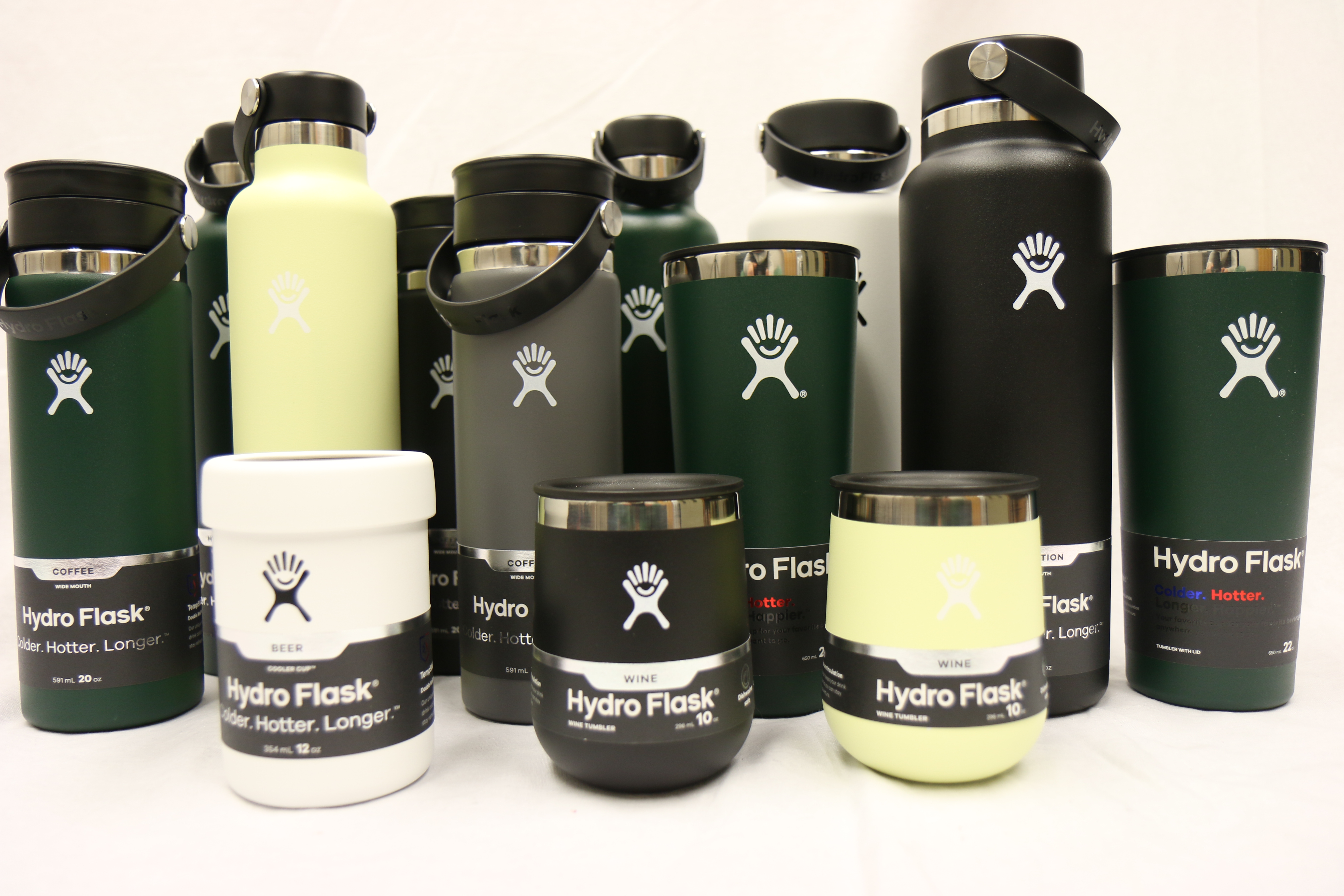 Photo of Hydro Flask bottles and containers