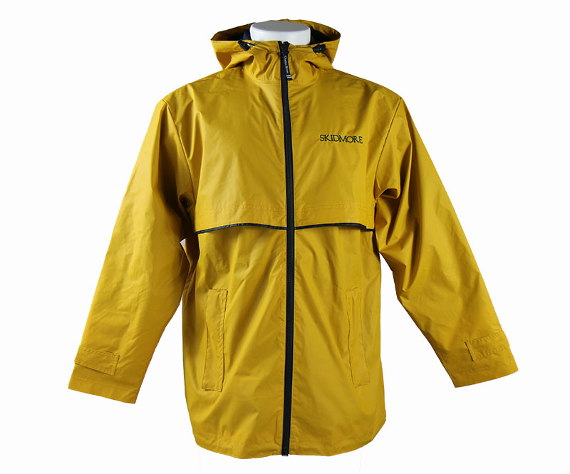 Photo of Skidmore rain slicker