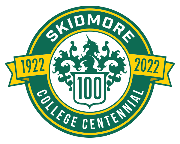 Skidmore Collegee centennial seal