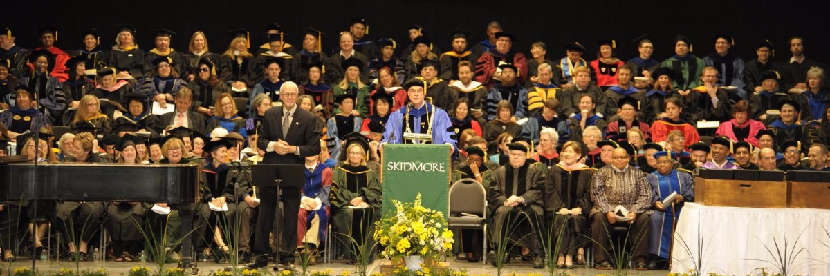 The Speakers at Skidmore College 2016 commencement