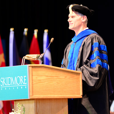 Mark Youndt  speaks at Skidmore College 2017 Commencement