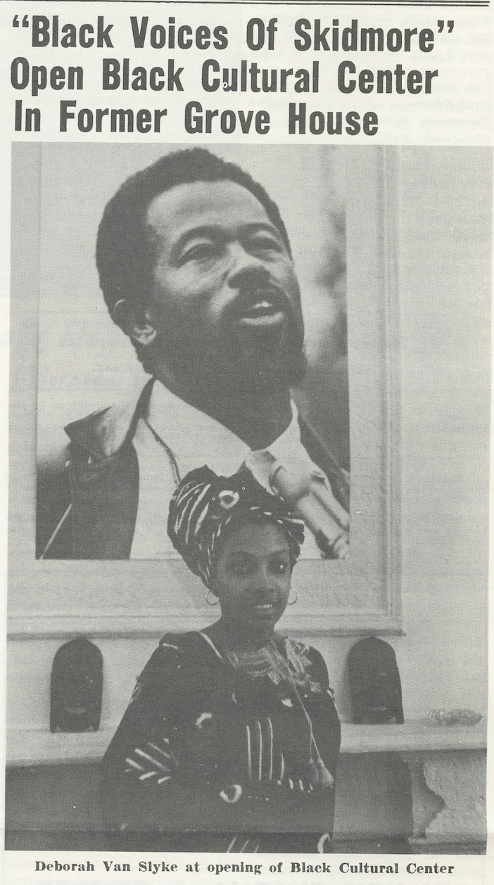 Black Cultural Center Opening 1970
